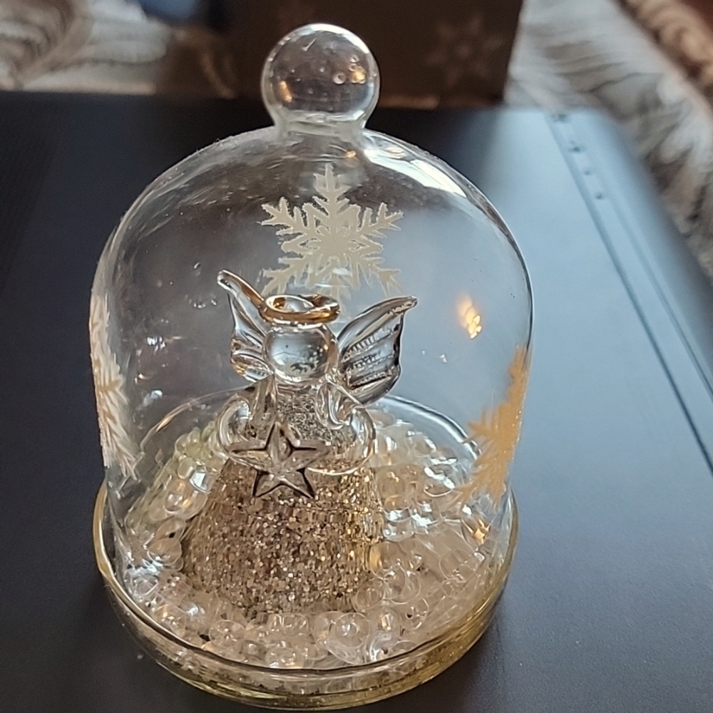 Pier 1 Cloche Angel Ornament
